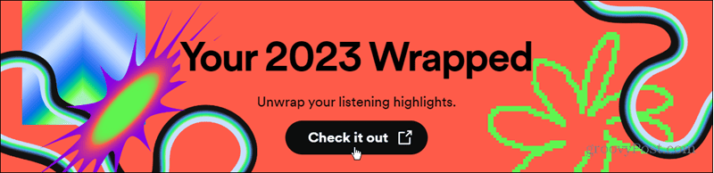 Spotify ha avvolto il banner del 2023