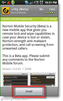 Installa la sicurezza Norton su Android