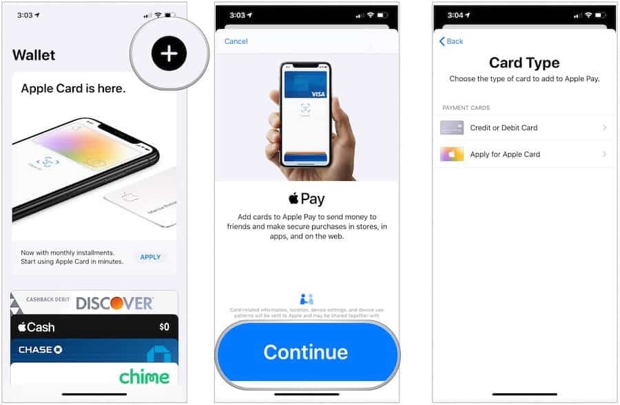 Apple Pay configurato su iPhone