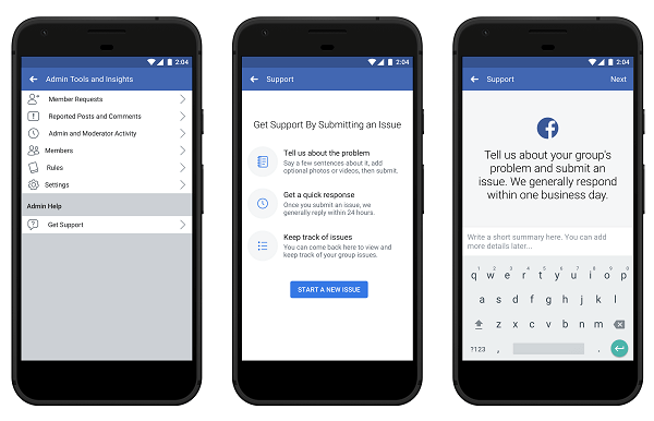 Facebook migliora le risorse di amministrazione e il supporto per i gruppi.