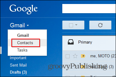 La stella di Gmail contatta il desktop