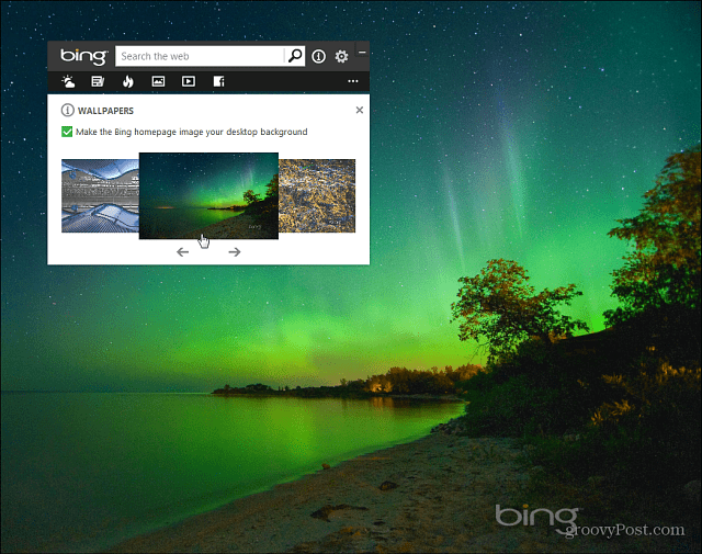Guadagni desktop Bing Inline Cerca documenti e altro