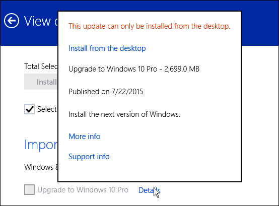 Aggiornamenti di Windows 8