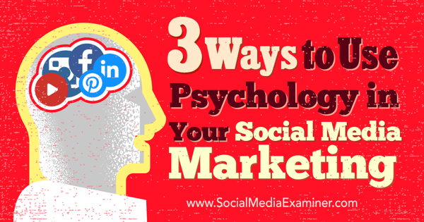 psicologia nel social media marketing