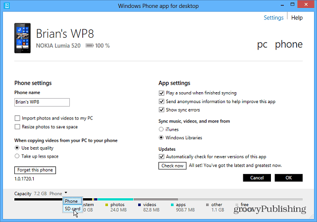 App Windows Phone per desktop