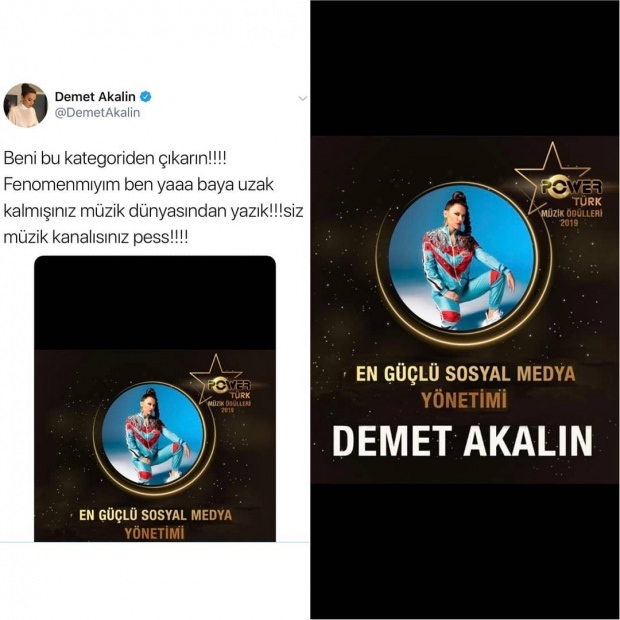 Categoria del premio che fa impazzire Demet Akalın!