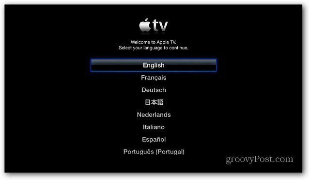Configura Apple TV