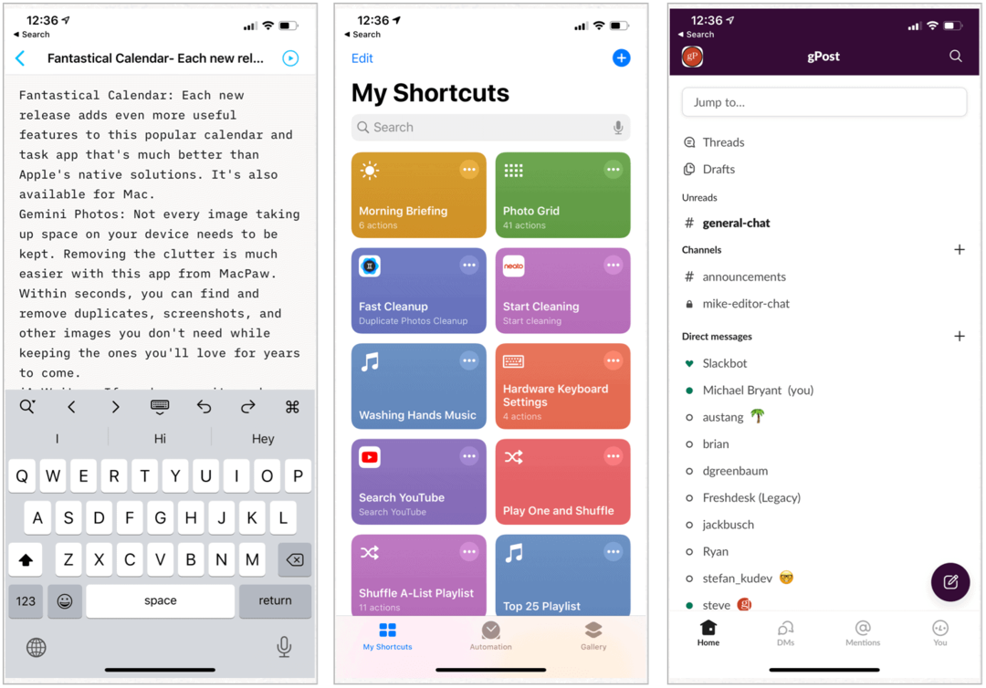 La guida GroovyPost 2020 alle migliori app iOS che dovresti usare