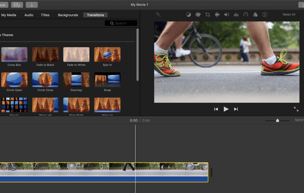 iMovie è un'eccellente opzione di editing video per i principianti.