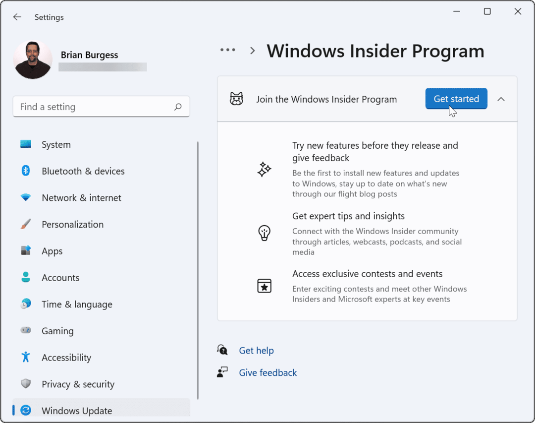 Come partecipare al programma Windows Insider su Windows 11