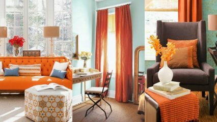 Idee decorative per la casa arancione