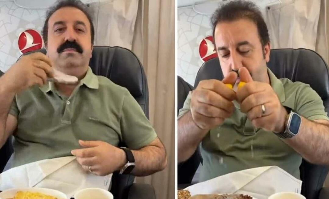 Ha mangiato la mostarda che si era tolto dal seno sull'aereo! Sirdanci Mehmet guarda cosa ha fatto