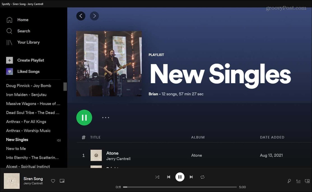Come cambiare l'immagine della playlist di Spotify