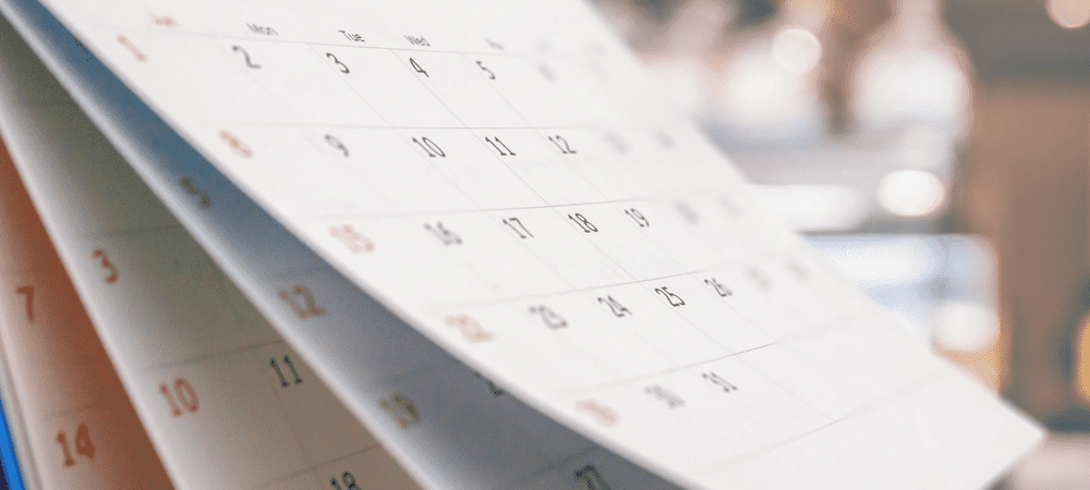 Come creare un calendario in Word