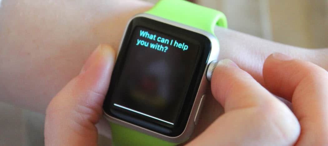 Come utilizzare Siri per la ricerca su Apple Watch
