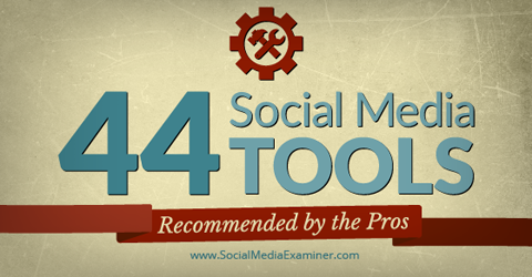 44 strumenti di social media dei professionisti