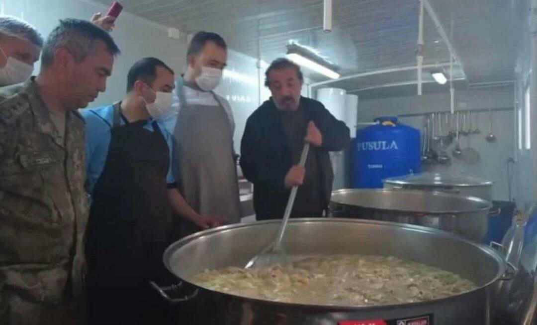 Mehmet Chef ha cucinato con i soldati a Hatay! MSB ha condiviso quei momenti
