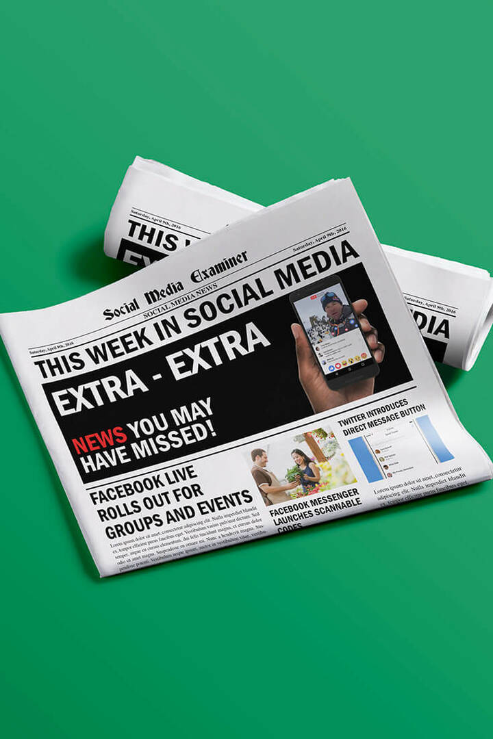 Lancio di Facebook Live per gruppi ed eventi: questa settimana sui social media: Social Media Examiner