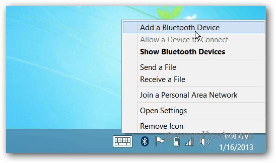 Aggiungi un dispositivo Bluetooth