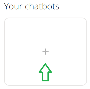 Avvia un nuovo chatbot su Chatfuel.