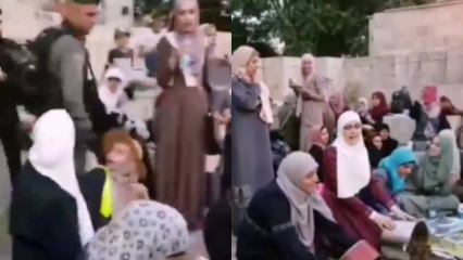 Donne palestinesi che reagiscono senza paura all'invasione di Israele!