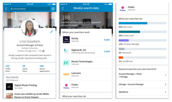 LinkedIn ha implementato una nuova funzione di ricerca su dispositivi mobili e desktop che rende più facile essere trovati per nuovi lavori o opportunità professionali.