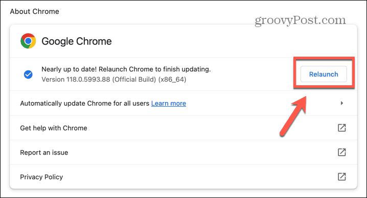 rilancio di Chrome