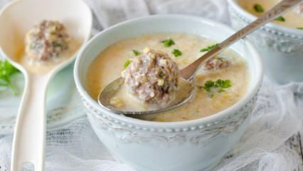 Ricetta deliziosa zuppa di polpette