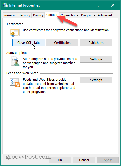 Correggi ERR_SSL_PROTOCOL_ERROR su Windows