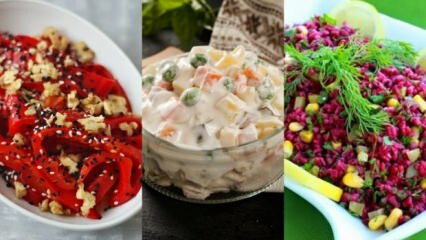 Diverse ricette di insalate 