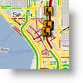 Google Maps Live Traffic per strade arteriose