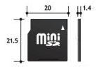 scheda miniSD