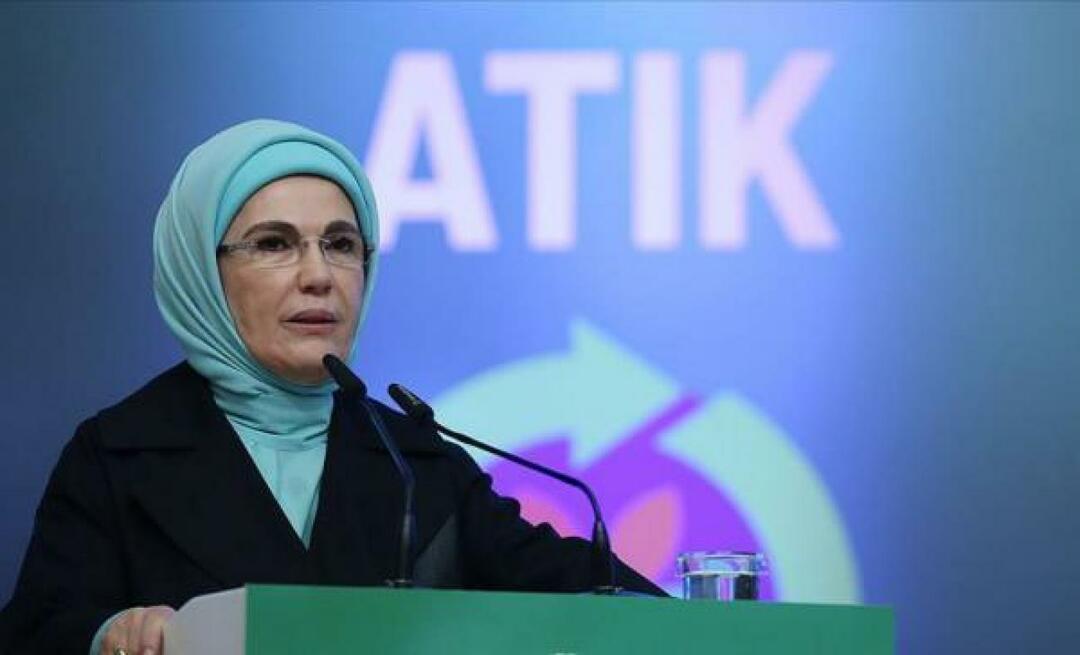 Emine Erdoğan si è congratulata con i membri della Hatay Green Nature Women's Enterprise Cooperative