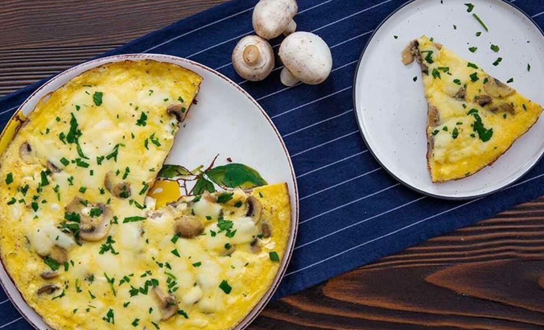 Come fare una frittata di funghi? Pratica e deliziosa ricetta di frittata di funghi per sahur