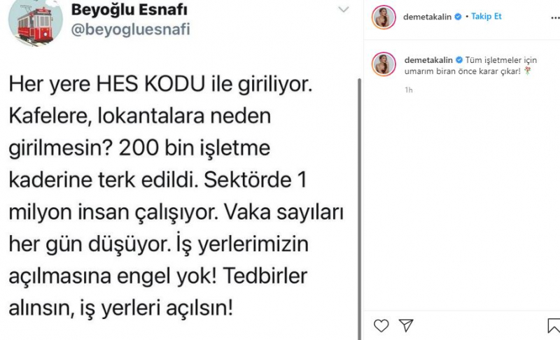 Demet Akalın ha sostenuto gli operatori vittime dei divieti!