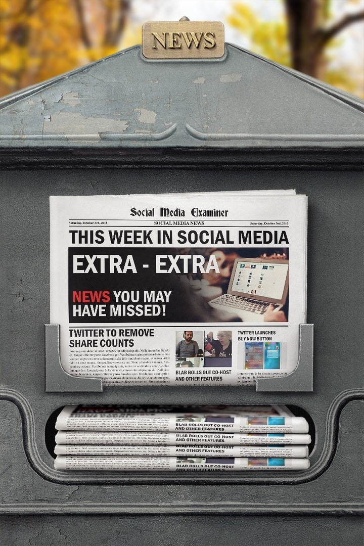 Twitter to Remove Share Counts: This Week in Social Media: Social Media Examiner