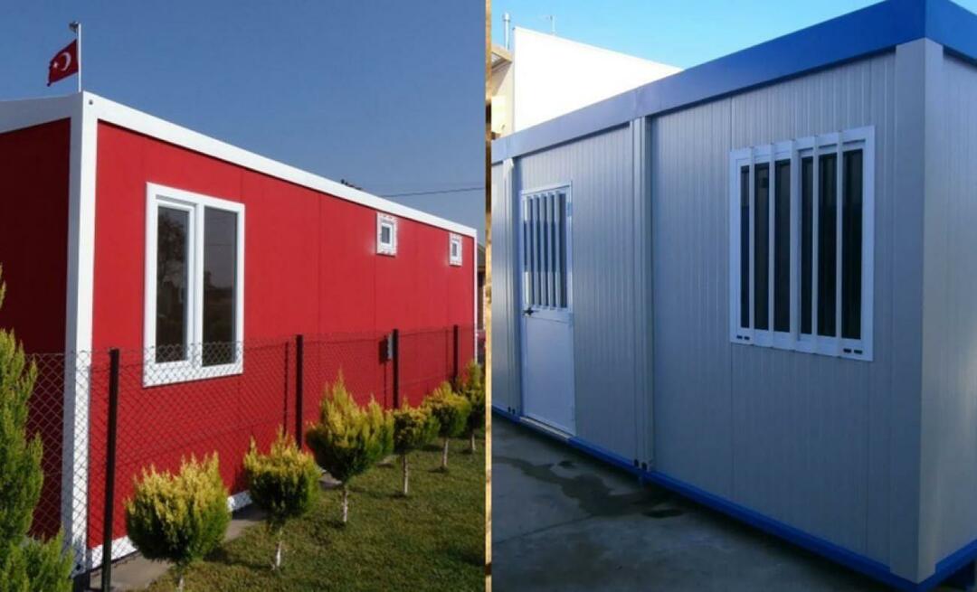 Cos'è una casa container? Cosa fa una casa container? Casa container dopo il terremoto