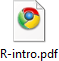 google chrome icona pdf