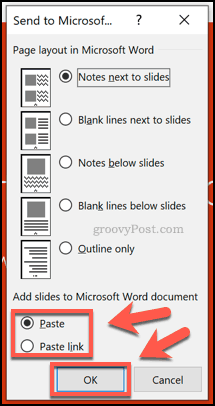 Opzioni di formattazione per volantini in PowerPoint