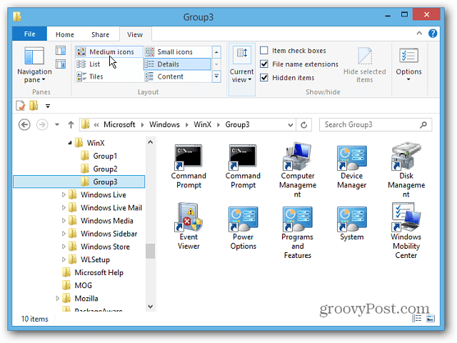 Come modificare il menu Power User di Windows 8