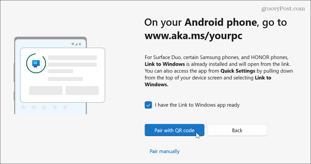Come trasferire foto da Android a Windows 11 con Phone Link