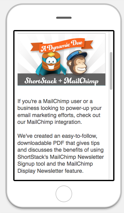 MailChimp mobile marketing