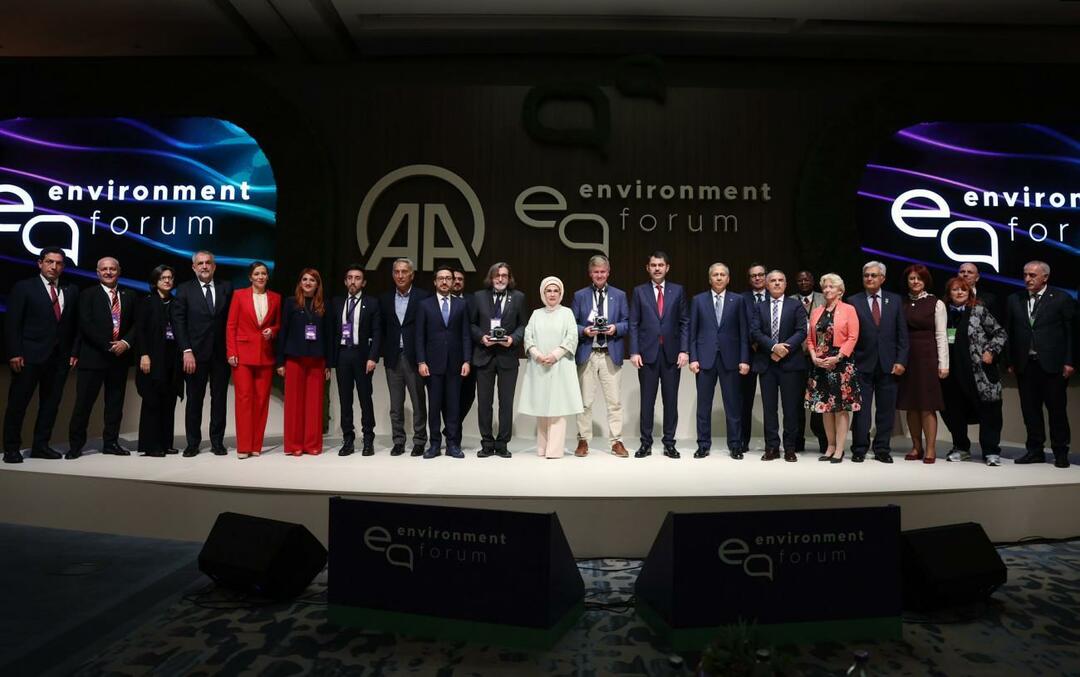 Emine Erdoğan ha ringraziato l'Agenzia Anadolu al Forum internazionale sull'ambiente