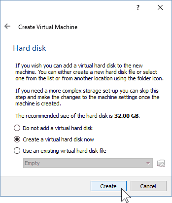 04 Determinare le dimensioni del disco rigido (installazione di Windows 10)