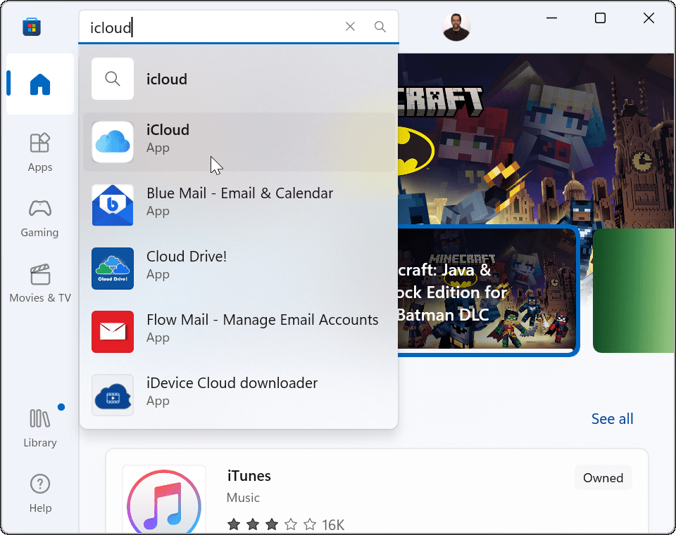 Connetti Apple iCloud con l'app Foto di Windows 11