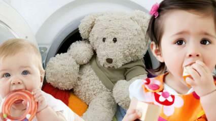 Come pulire i giocattoli per bambini? Come lavare i giocattoli? 