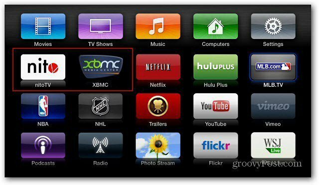 Icone XBMC Nitro Apple TV