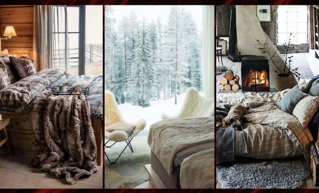 Come realizzare decorazioni invernali in camera da letto? Decorazione camera da letto 2023