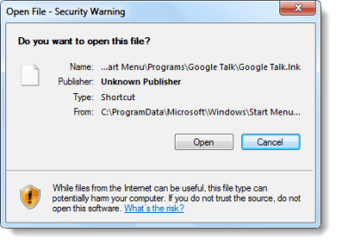 Smettere di fastidiosi pop-up in Windows 7