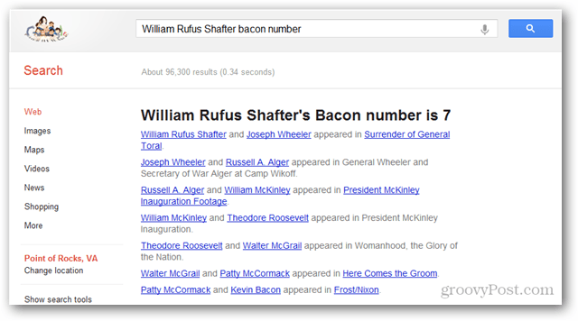 Come trovare 6 gradi di Kevin Bacon usando Google